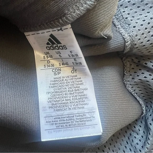 Indiana University Adidas Gray Hooded Jacket full zip jacket - Picture 8 of 8